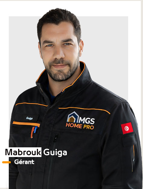 Mbrouk Guiga – Gérant et expert technique de MGS HOME PRO